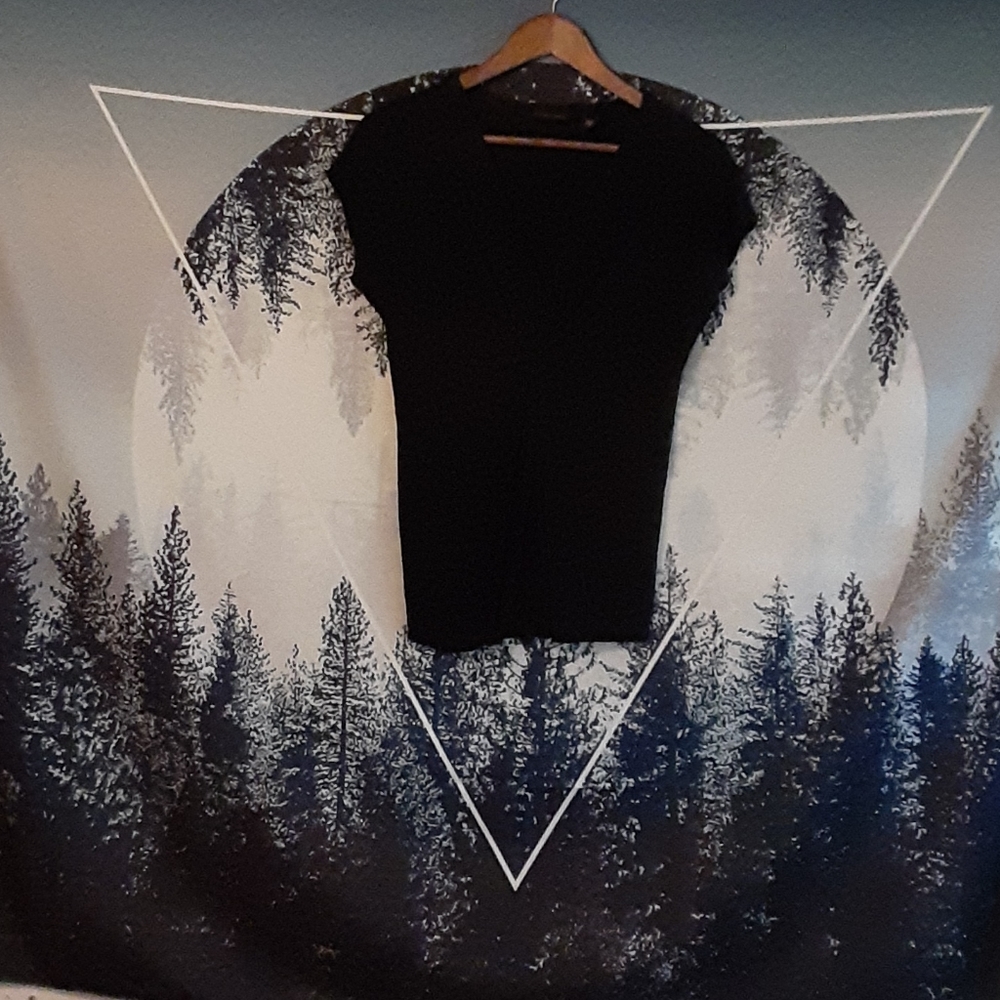 New York & Company Black Blouse Size M